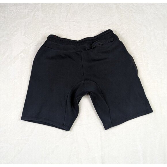 Nike Tech Fleece Black Shorts Mens Large Black Active Running Zip Pocket Sweats - Picture 8 of 13